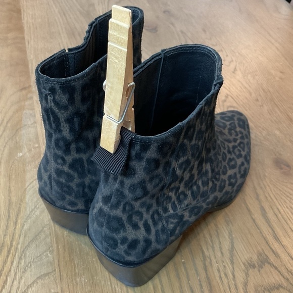 Rag & Bone Rover Cheetah Suede Ankle Boots 39.5 EUC - Picture 10 of 11